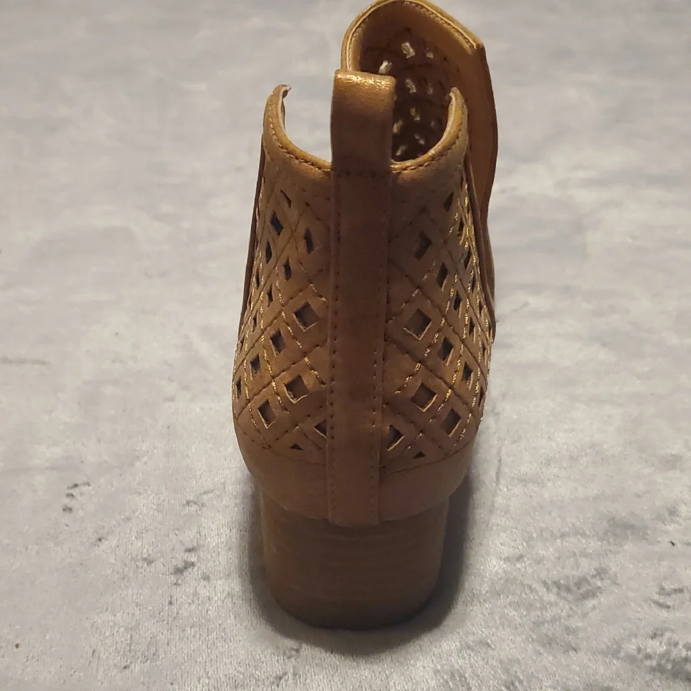 A Rider Girl Chic Bronze Women's Ankle Booties - Picture 6 of 14